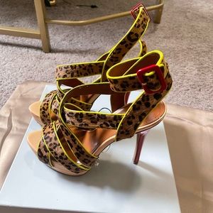 Sexy Strappy Leopard Sandal